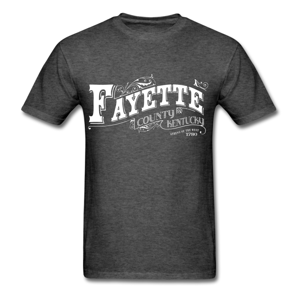 Fayette County Ornate T-Shirt - heather black