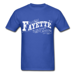 Fayette County Ornate T-Shirt - royal blue