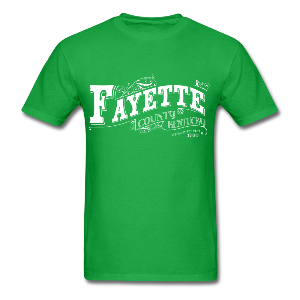 Fayette County Ornate T-Shirt - bright green