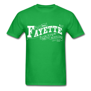 Fayette County Ornate T-Shirt - bright green