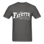 Fayette County Ornate T-Shirt - charcoal