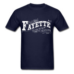 Fayette County Ornate T-Shirt - navy