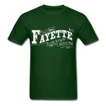 Fayette County Ornate T-Shirt - forest green