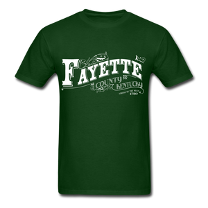 Fayette County Ornate T-Shirt - forest green