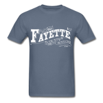 Fayette County Ornate T-Shirt - denim