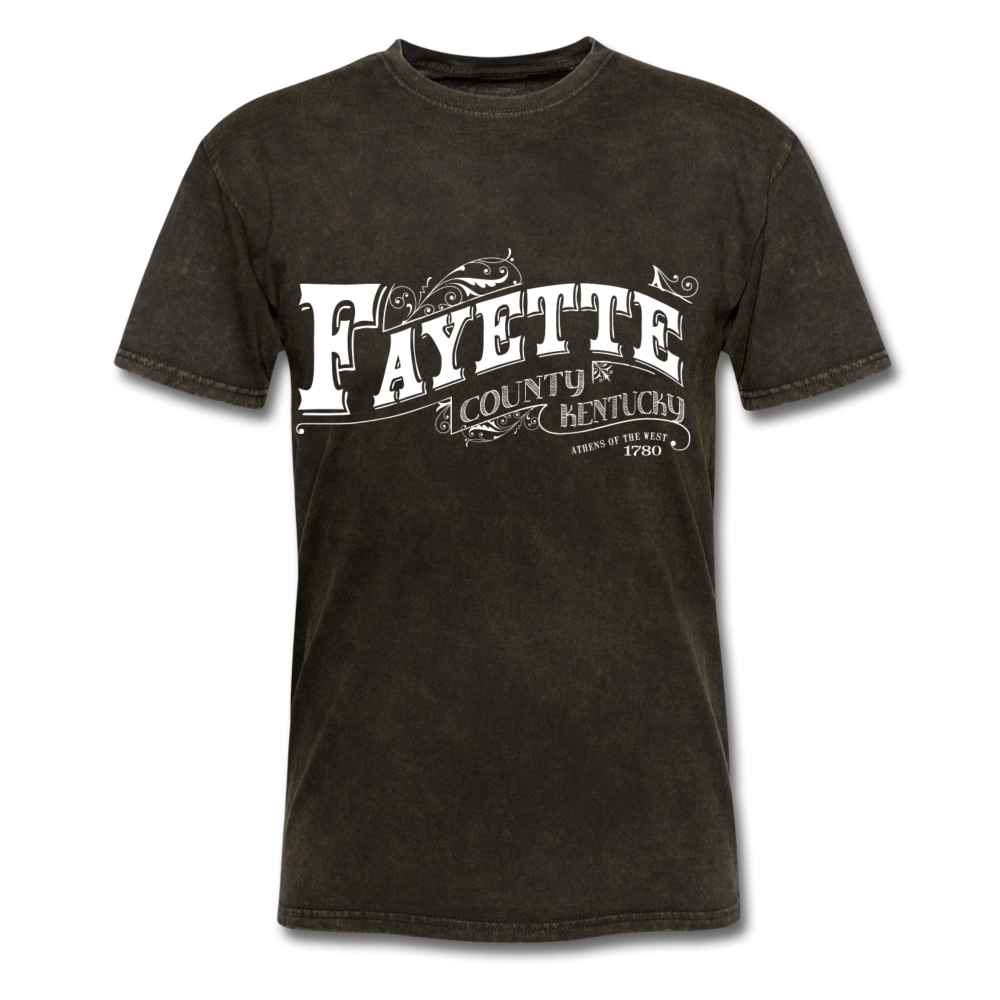 Fayette County Ornate T-Shirt - mineral black