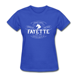 Fayette County Vintage Banner Women's T-Shirt - royal blue