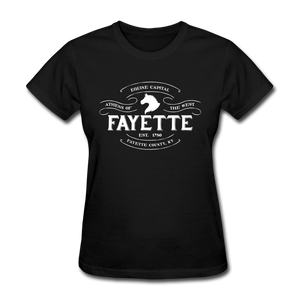 Fayette County Vintage Banner Women's T-Shirt - black