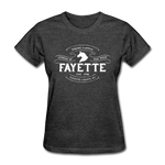 Fayette County Vintage Banner Women's T-Shirt - heather black