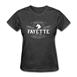 Fayette County Vintage Banner Women's T-Shirt - heather black