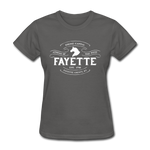 Fayette County Vintage Banner Women's T-Shirt - charcoal