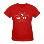 Fayette County Vintage Banner Women's T-Shirt - red