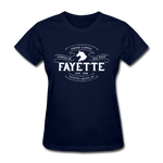 Fayette County Vintage Banner Women's T-Shirt - navy