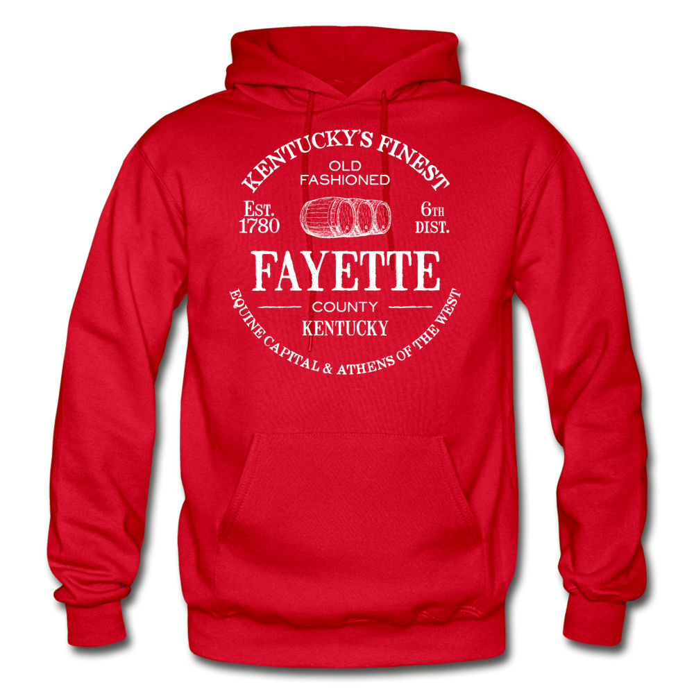 Fayette County Vintage KY's Finest Hoodie - red