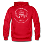 Fayette County Vintage KY's Finest Hoodie - red