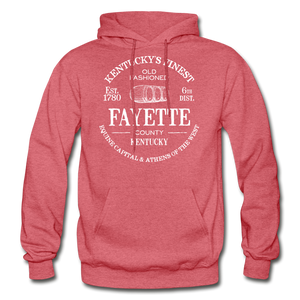 Fayette County Vintage KY's Finest Hoodie - heather red