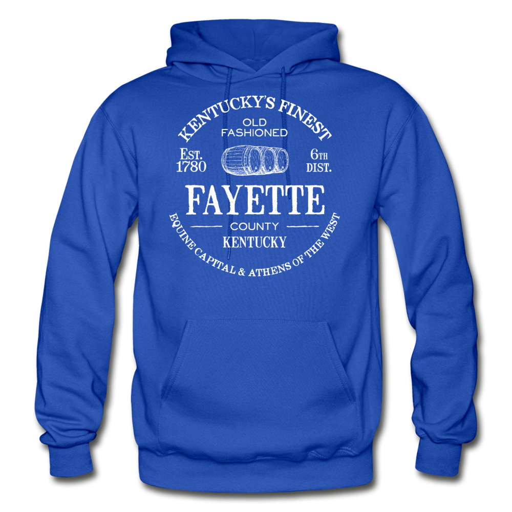 Fayette County Vintage KY's Finest Hoodie - royal blue