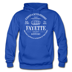 Fayette County Vintage KY's Finest Hoodie - royal blue