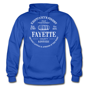 Fayette County Vintage KY's Finest Hoodie - royal blue