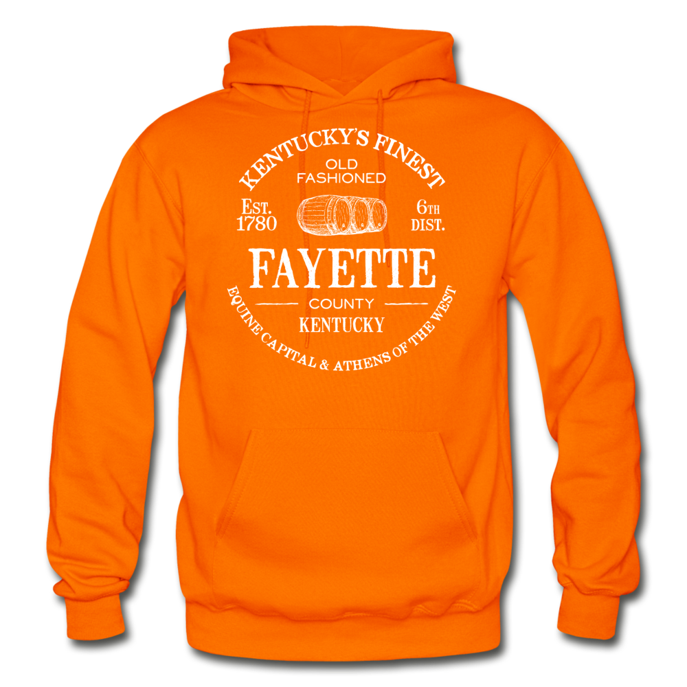 Fayette County Vintage KY's Finest Hoodie - orange