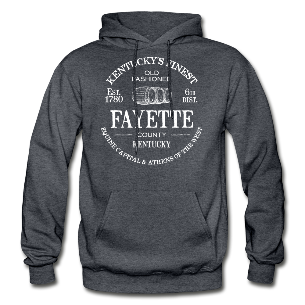 Fayette County Vintage KY's Finest Hoodie - charcoal gray