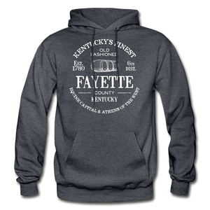 Fayette County Vintage KY's Finest Hoodie - charcoal gray