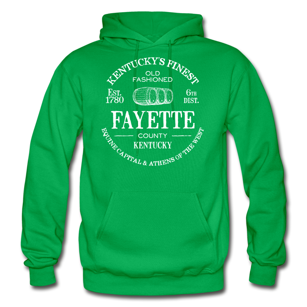 Fayette County Vintage KY's Finest Hoodie - kelly green