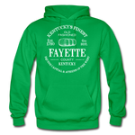 Fayette County Vintage KY's Finest Hoodie - kelly green