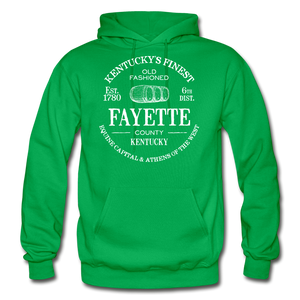 Fayette County Vintage KY's Finest Hoodie - kelly green