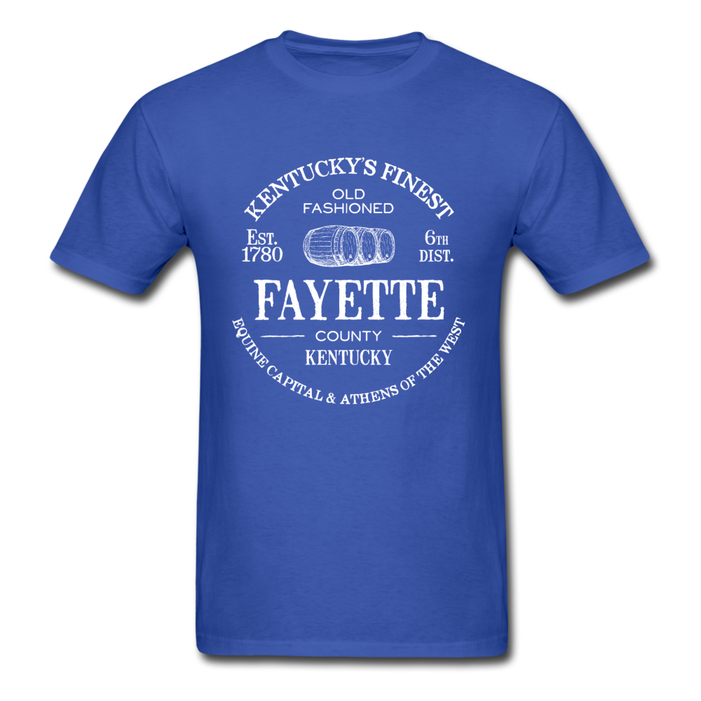 Fayette County Vintage KY's Finest T-Shirt - royal blue