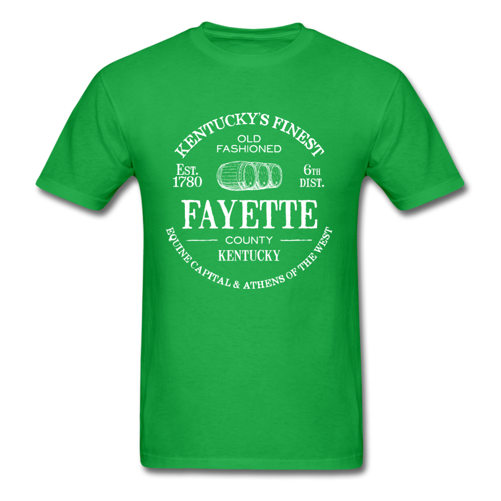 Fayette County Vintage KY's Finest T-Shirt - bright green