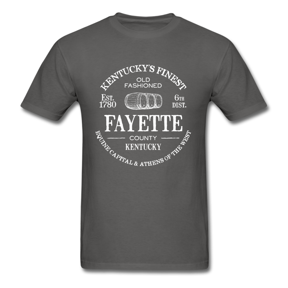 Fayette County Vintage KY's Finest T-Shirt - charcoal