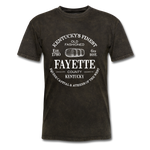 Fayette County Vintage KY's Finest T-Shirt - mineral black