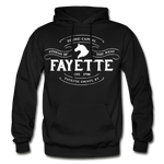 Fayette County Vintage Banner Hoodie - black