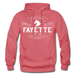 Fayette County Vintage Banner Hoodie - heather red