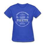 Fayette County Vintage KY's Finest Women's T-Shirt - royal blue