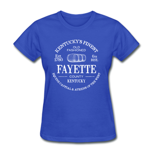 Fayette County Vintage KY's Finest Women's T-Shirt - royal blue