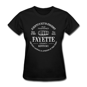 Fayette County Vintage KY's Finest Women's T-Shirt - black