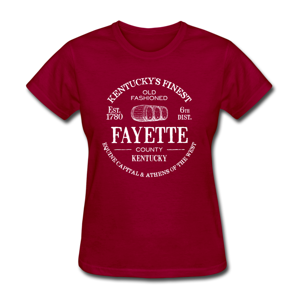 Fayette County Vintage KY's Finest Women's T-Shirt - dark red