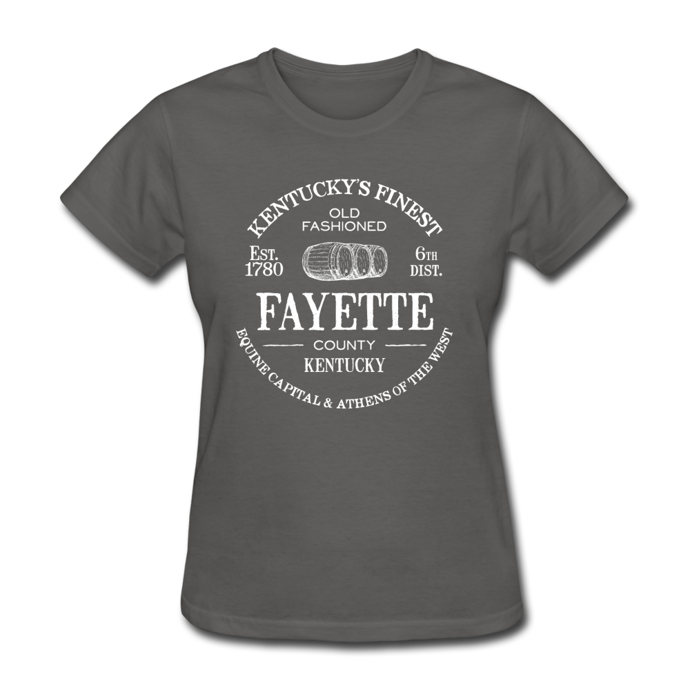 Fayette County Vintage KY's Finest Women's T-Shirt - charcoal
