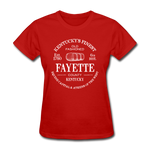 Fayette County Vintage KY's Finest Women's T-Shirt - red