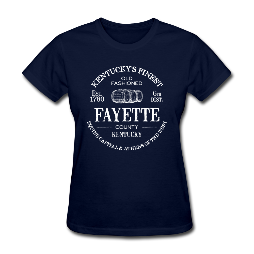 Fayette County Vintage KY's Finest Women's T-Shirt - navy