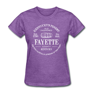Fayette County Vintage KY's Finest Women's T-Shirt - purple heather