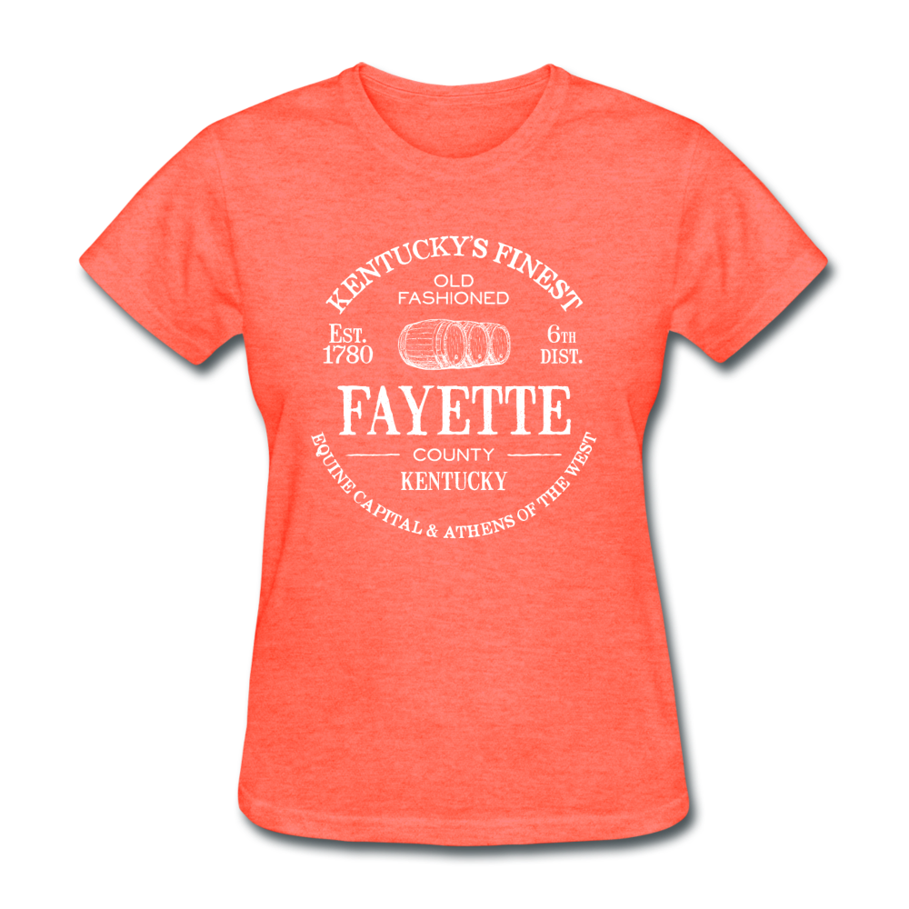 Fayette County Vintage KY's Finest Women's T-Shirt - heather coral