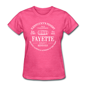 Fayette County Vintage KY's Finest Women's T-Shirt - heather pink