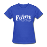 Fayette County Ornate Women's T-Shirt - royal blue