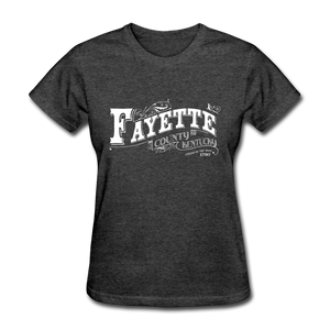 Fayette County Ornate Women's T-Shirt - heather black