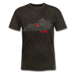 Hardin County Map T-Shirt - mineral black