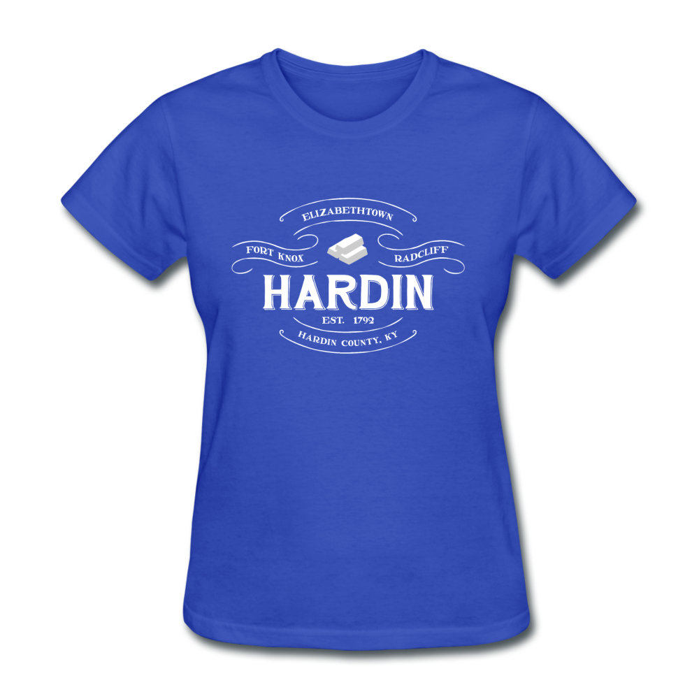 Hardin County Vintage Banner Women's T-Shirt - royal blue