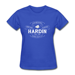 Hardin County Vintage Banner Women's T-Shirt - royal blue